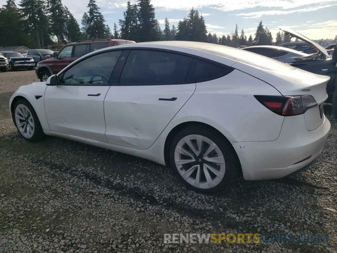 2 Фотография поврежденного автомобиля 5YJ3E1EA8MF028044 TESLA MODEL 3 2021