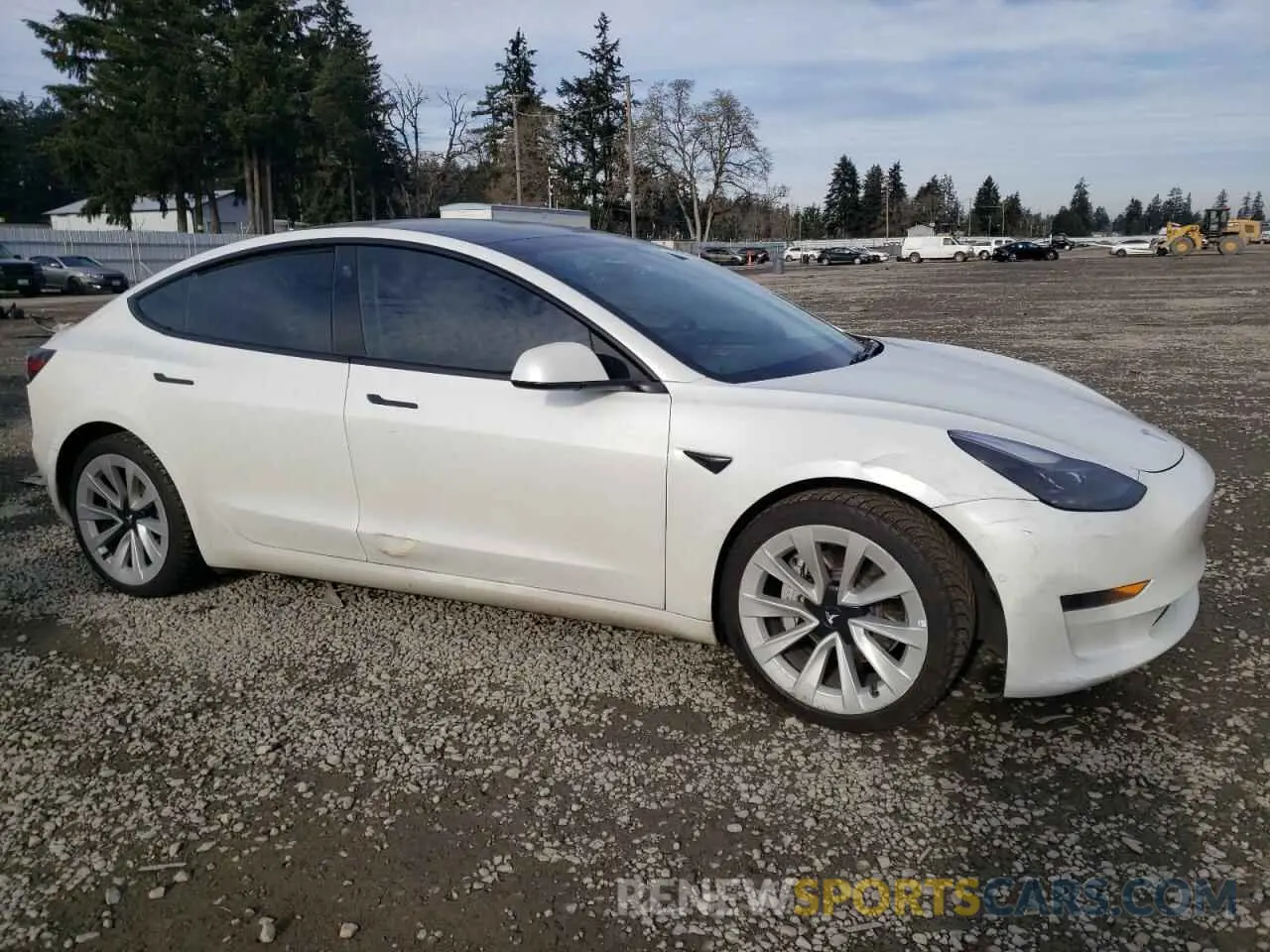 4 Фотография поврежденного автомобиля 5YJ3E1EA8MF028044 TESLA MODEL 3 2021