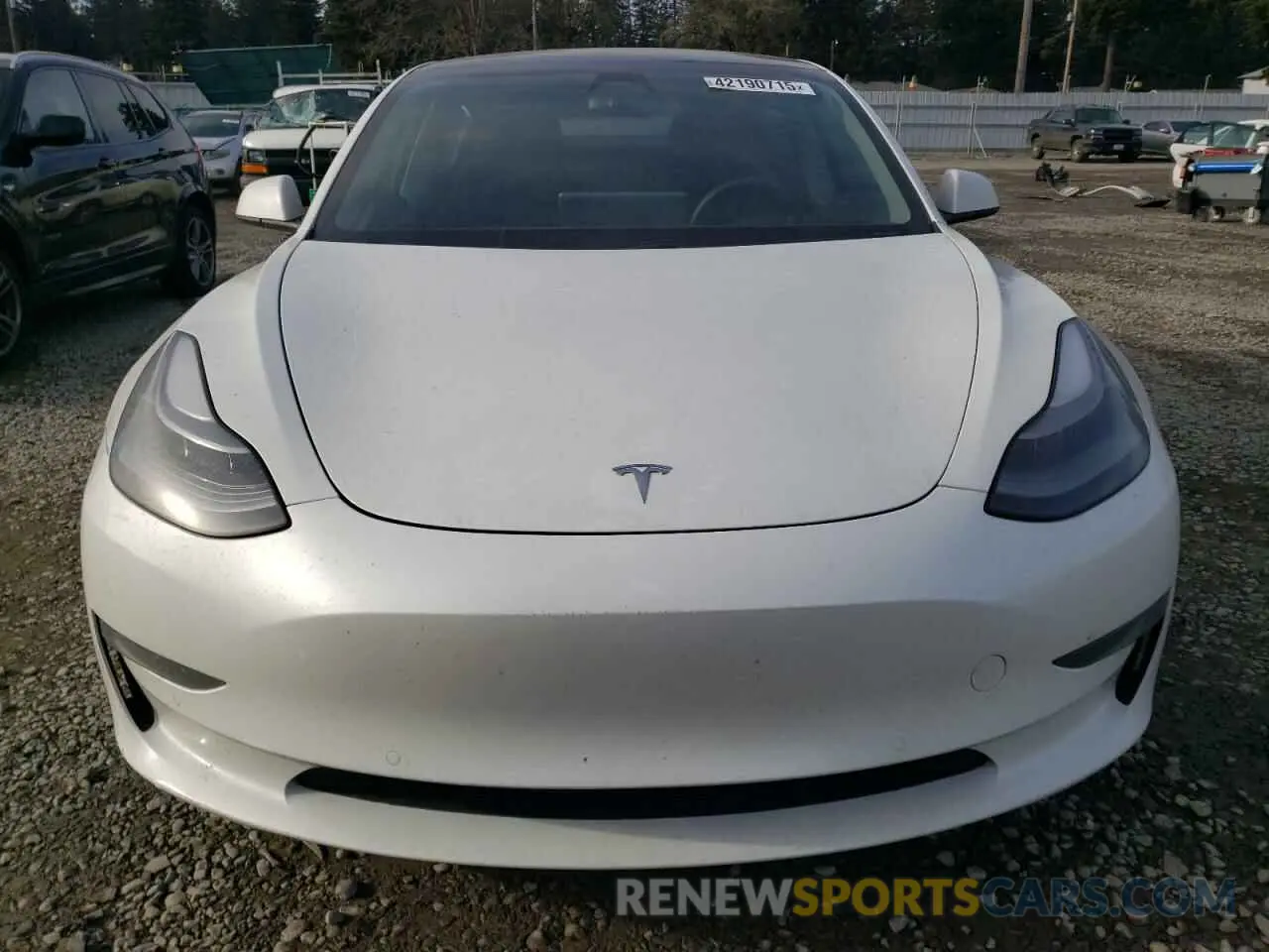 5 Фотография поврежденного автомобиля 5YJ3E1EA8MF028044 TESLA MODEL 3 2021