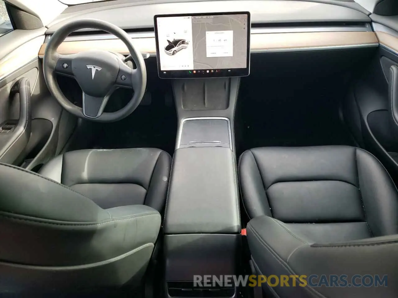 8 Фотография поврежденного автомобиля 5YJ3E1EA8MF028044 TESLA MODEL 3 2021