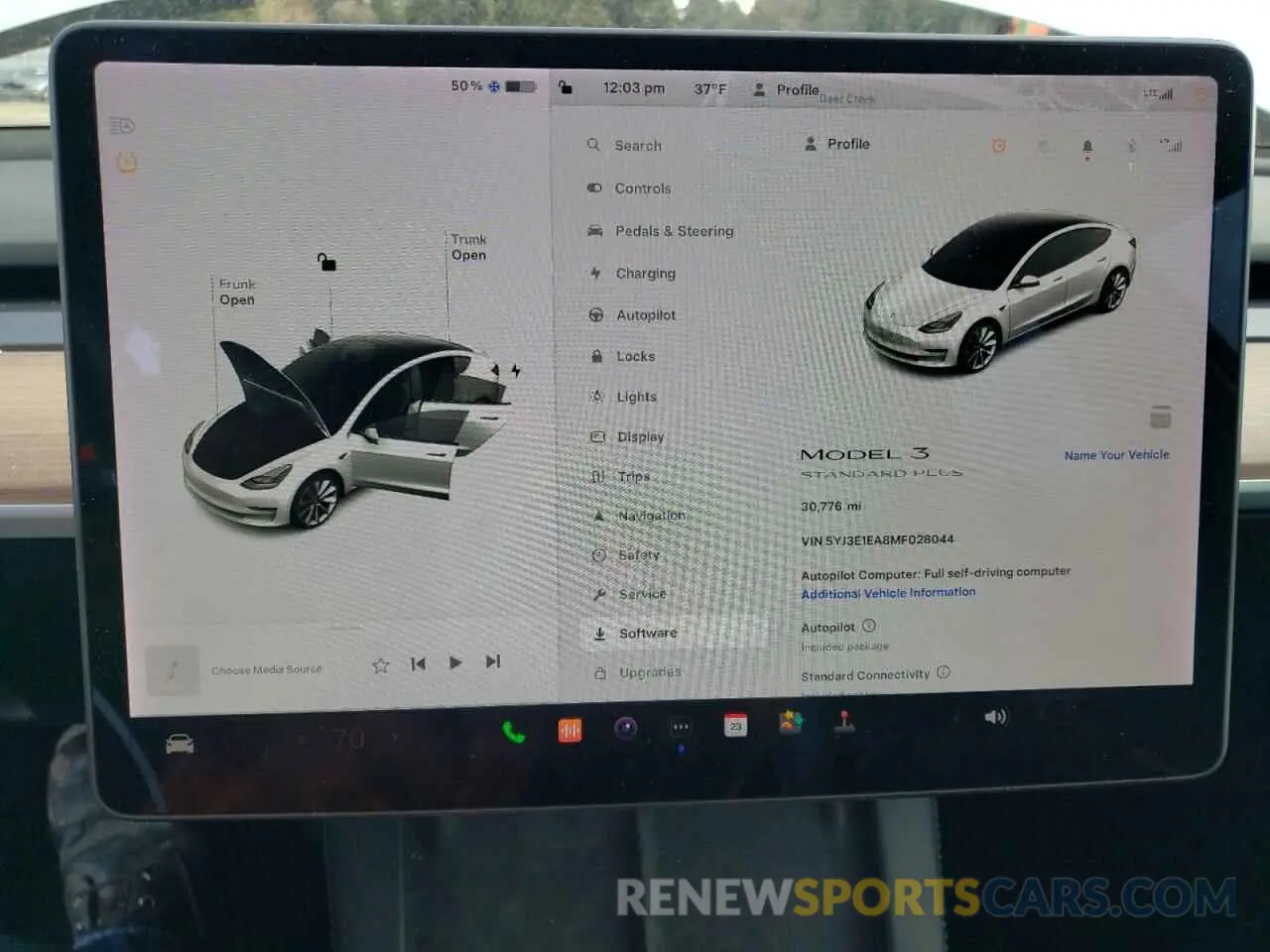 9 Фотография поврежденного автомобиля 5YJ3E1EA8MF028044 TESLA MODEL 3 2021
