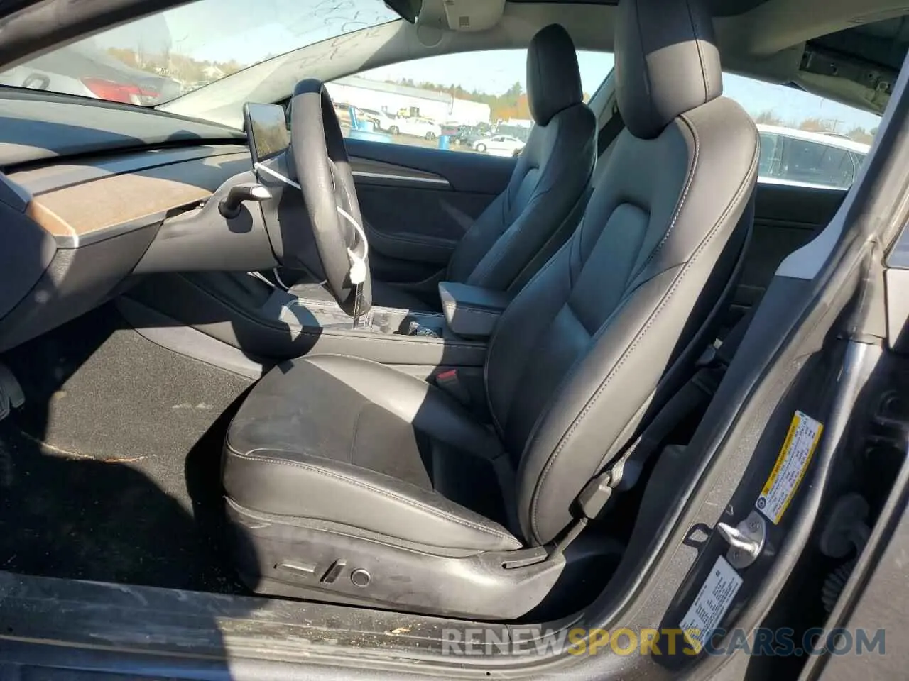 7 Photograph of a damaged car 5YJ3E1EA8MF048097 TESLA MODEL 3 2021
