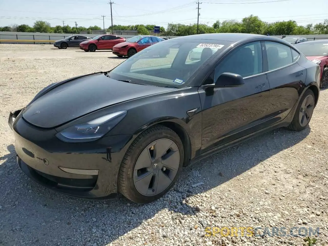 1 Фотография поврежденного автомобиля 5YJ3E1EA8MF057723 TESLA MODEL 3 2021
