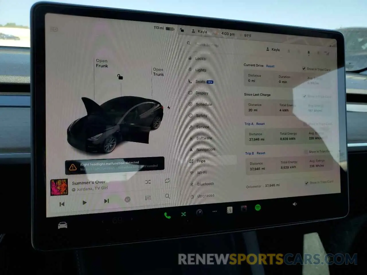 9 Фотография поврежденного автомобиля 5YJ3E1EA8MF057723 TESLA MODEL 3 2021