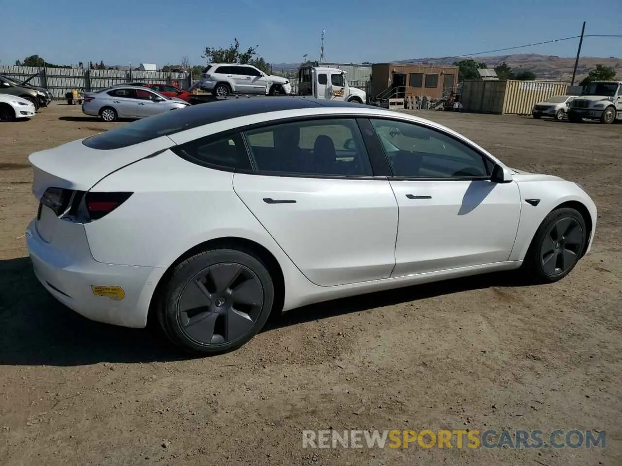 3 Photograph of a damaged car 5YJ3E1EA8MF072111 TESLA MODEL 3 2021