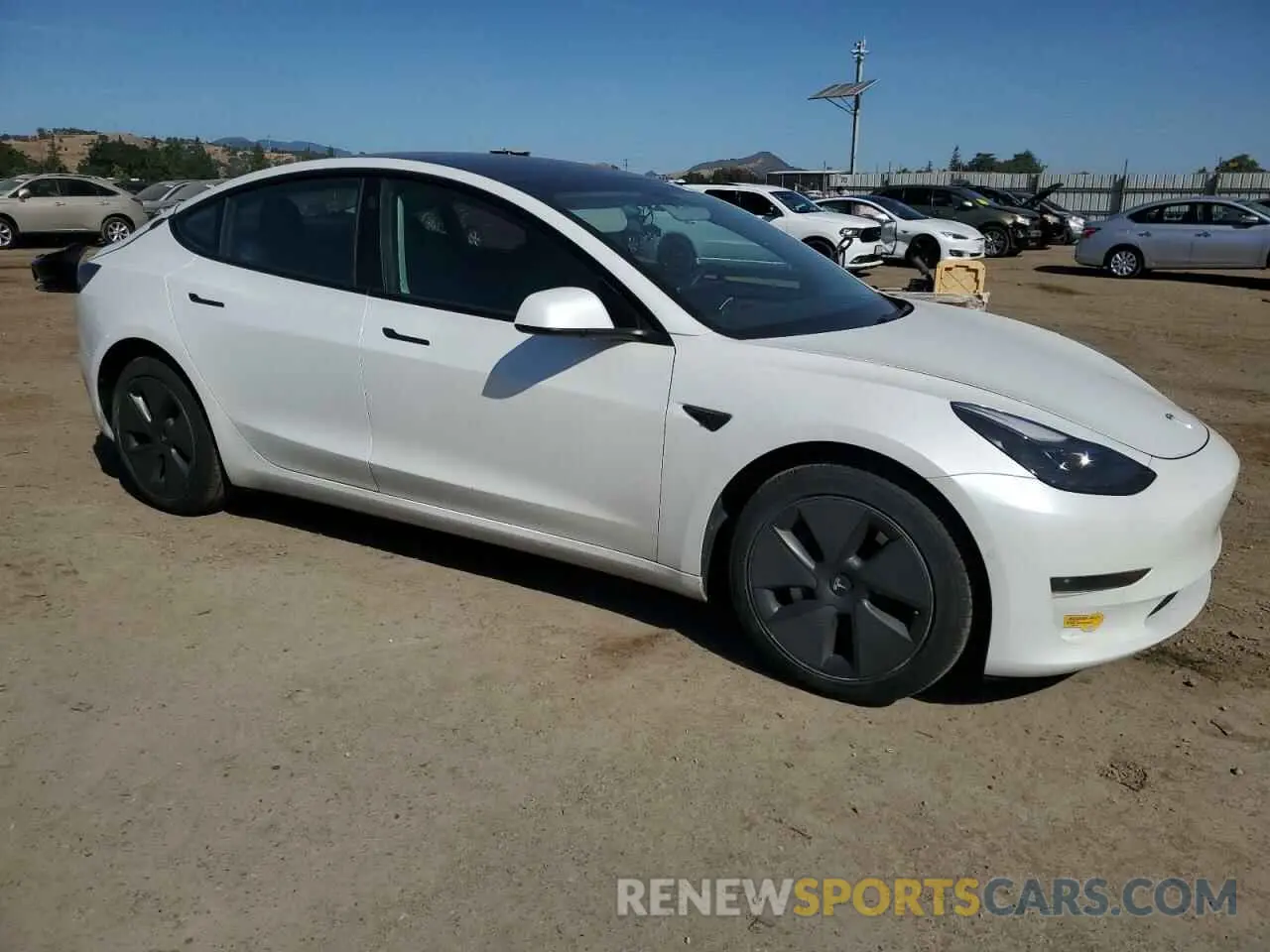 4 Photograph of a damaged car 5YJ3E1EA8MF072111 TESLA MODEL 3 2021