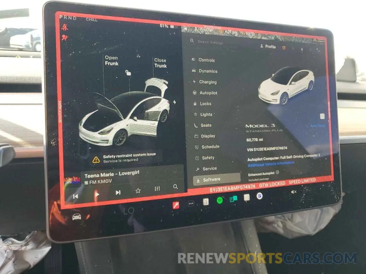 9 Фотография поврежденного автомобиля 5YJ3E1EA8MF074974 TESLA MODEL 3 2021