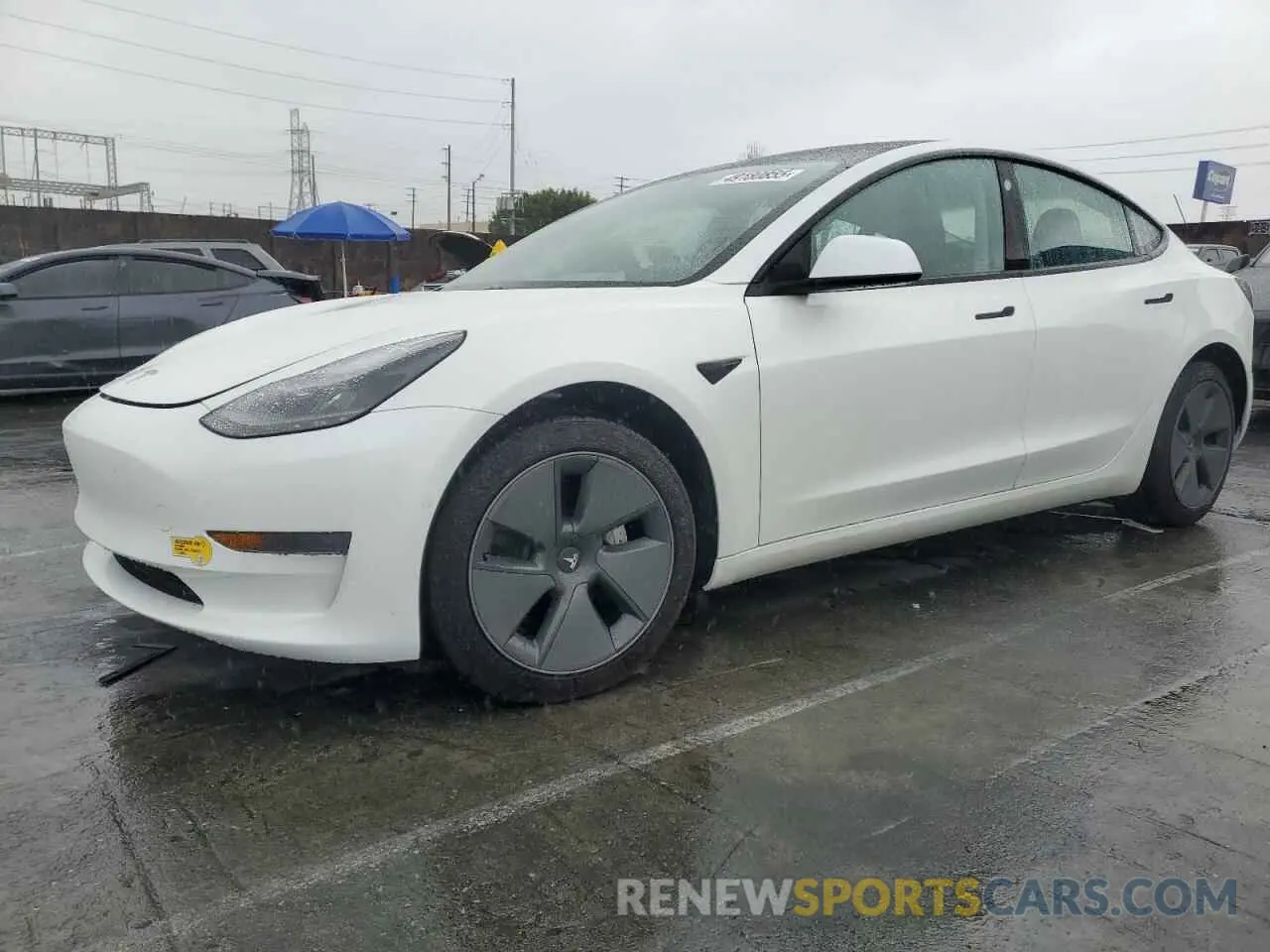 1 Фотография поврежденного автомобиля 5YJ3E1EA8MF075753 TESLA MODEL 3 2021