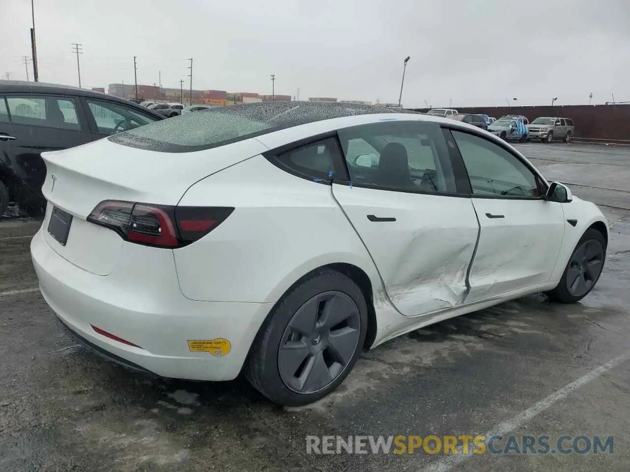 3 Фотография поврежденного автомобиля 5YJ3E1EA8MF075753 TESLA MODEL 3 2021