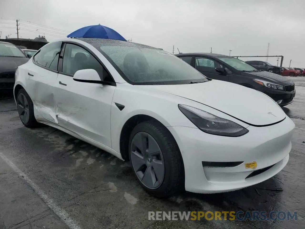 4 Фотография поврежденного автомобиля 5YJ3E1EA8MF075753 TESLA MODEL 3 2021