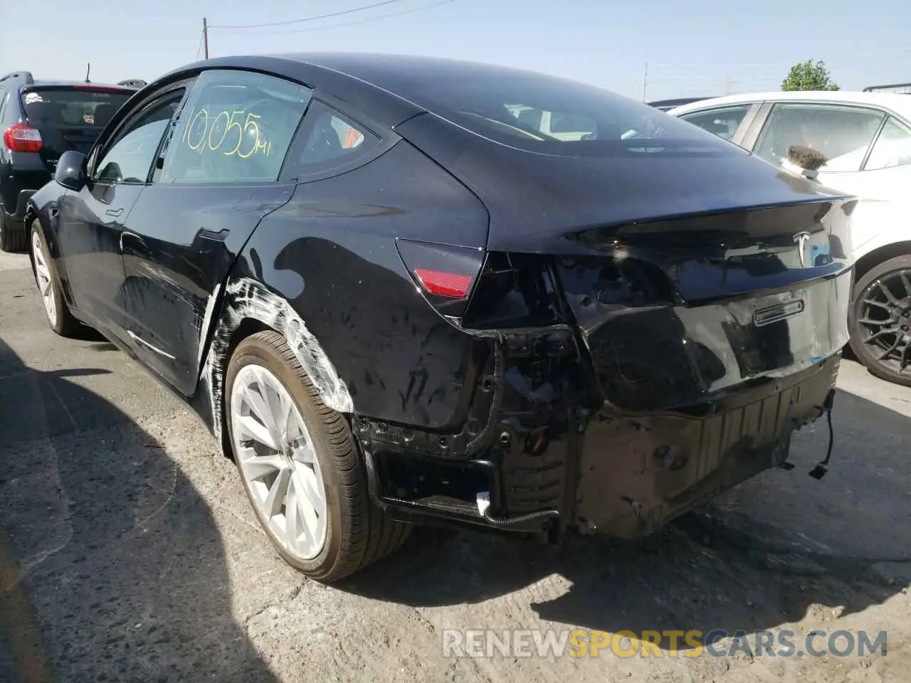3 Photograph of a damaged car 5YJ3E1EA8MF085957 TESLA MODEL 3 2021