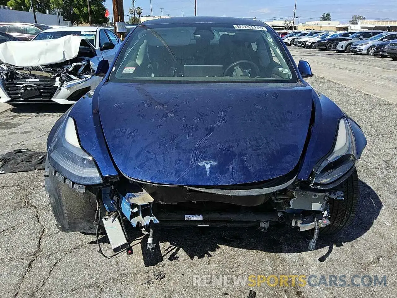 5 Photograph of a damaged car 5YJ3E1EA8MF092228 TESLA MODEL 3 2021
