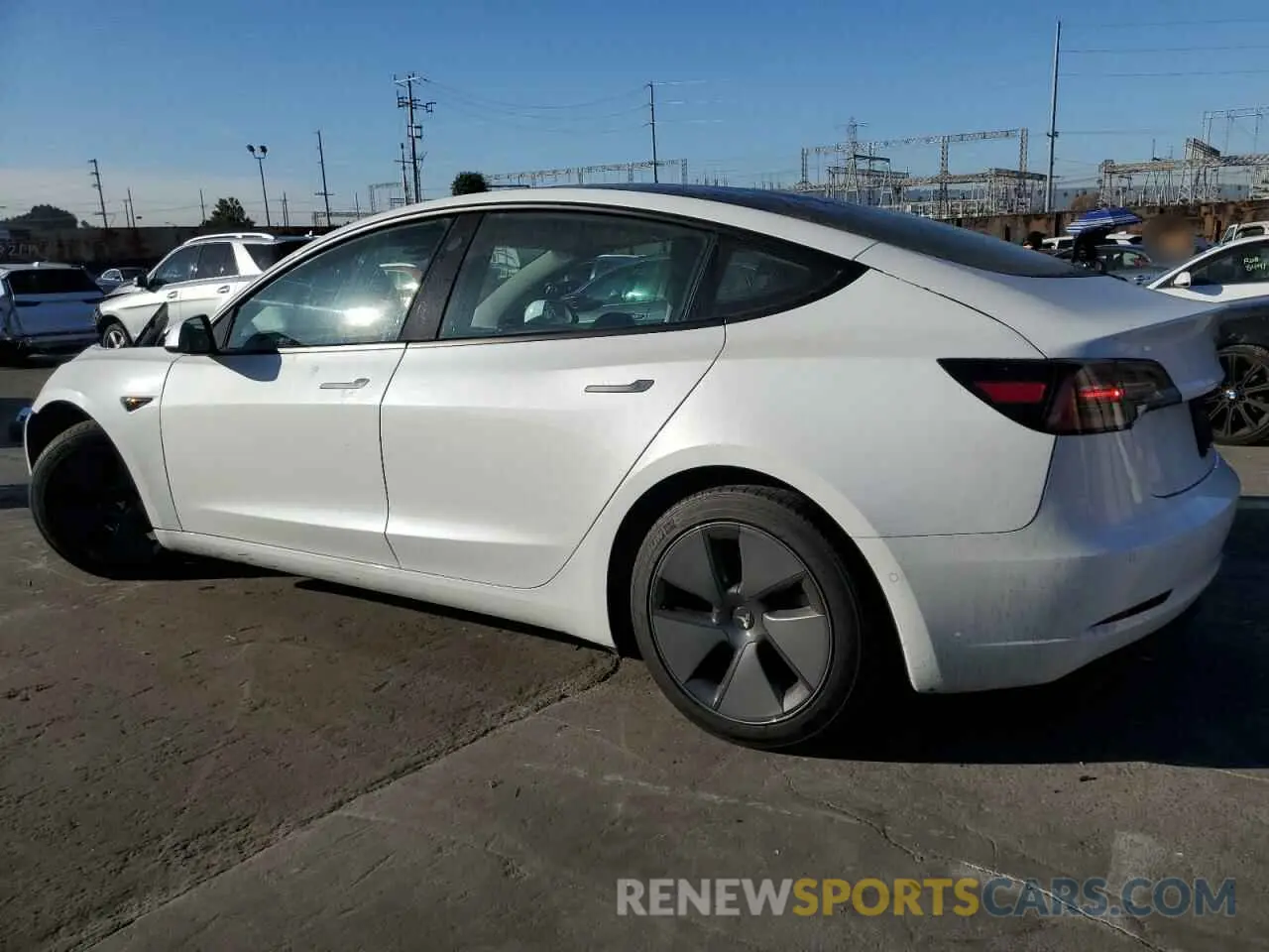 2 Photograph of a damaged car 5YJ3E1EA8MF094044 TESLA MODEL 3 2021