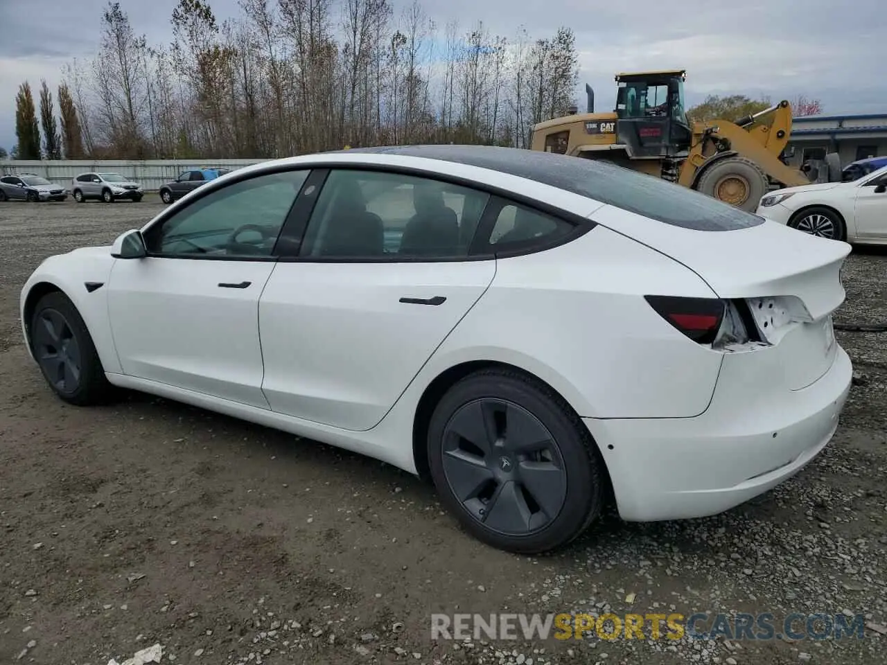 2 Photograph of a damaged car 5YJ3E1EA8MF098952 TESLA MODEL 3 2021