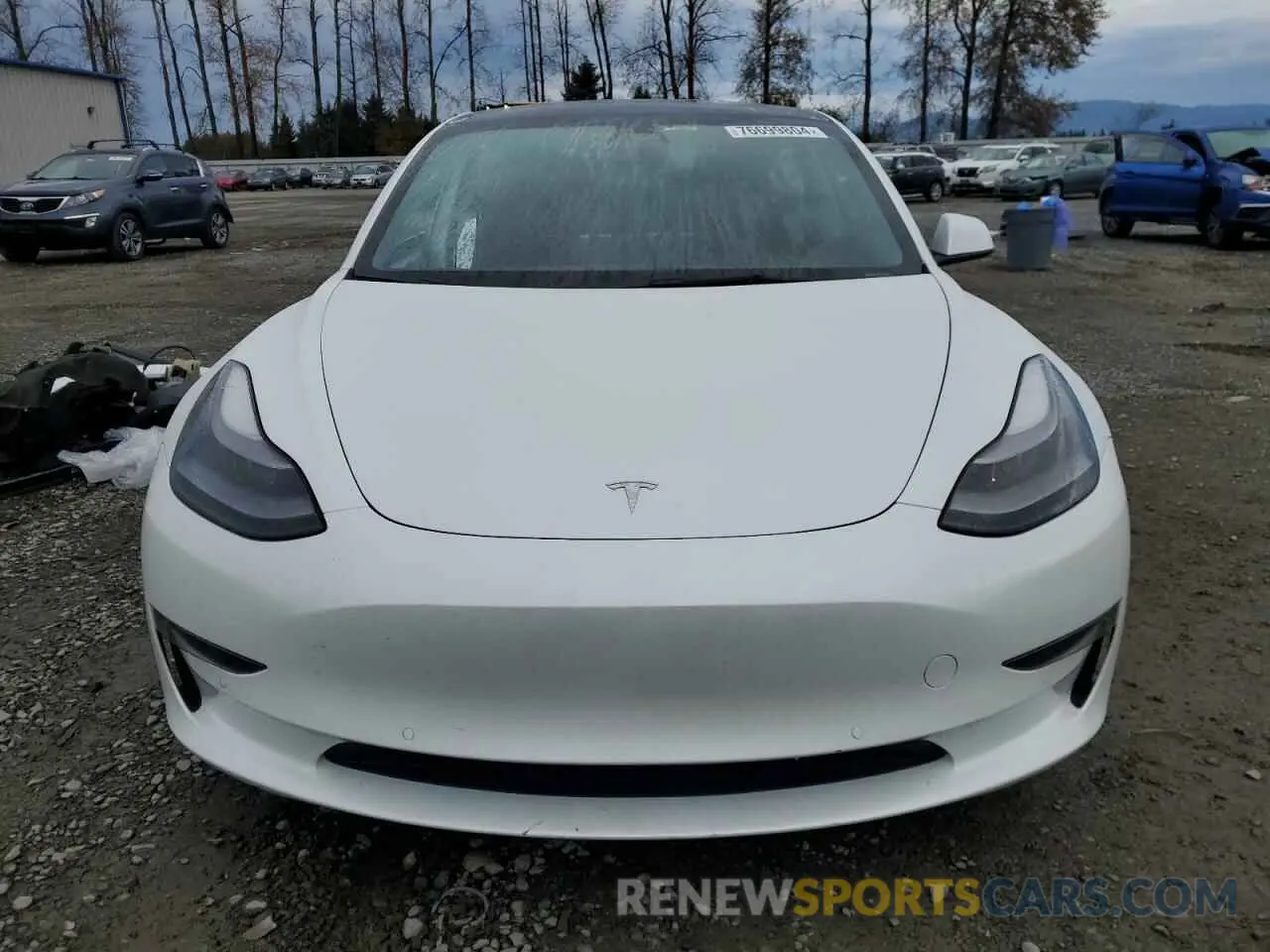 5 Photograph of a damaged car 5YJ3E1EA8MF098952 TESLA MODEL 3 2021