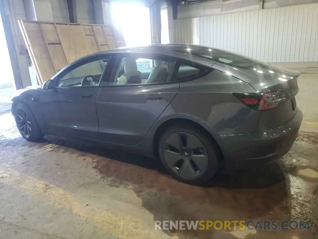 2 Photograph of a damaged car 5YJ3E1EA8MF853372 TESLA MODEL 3 2021