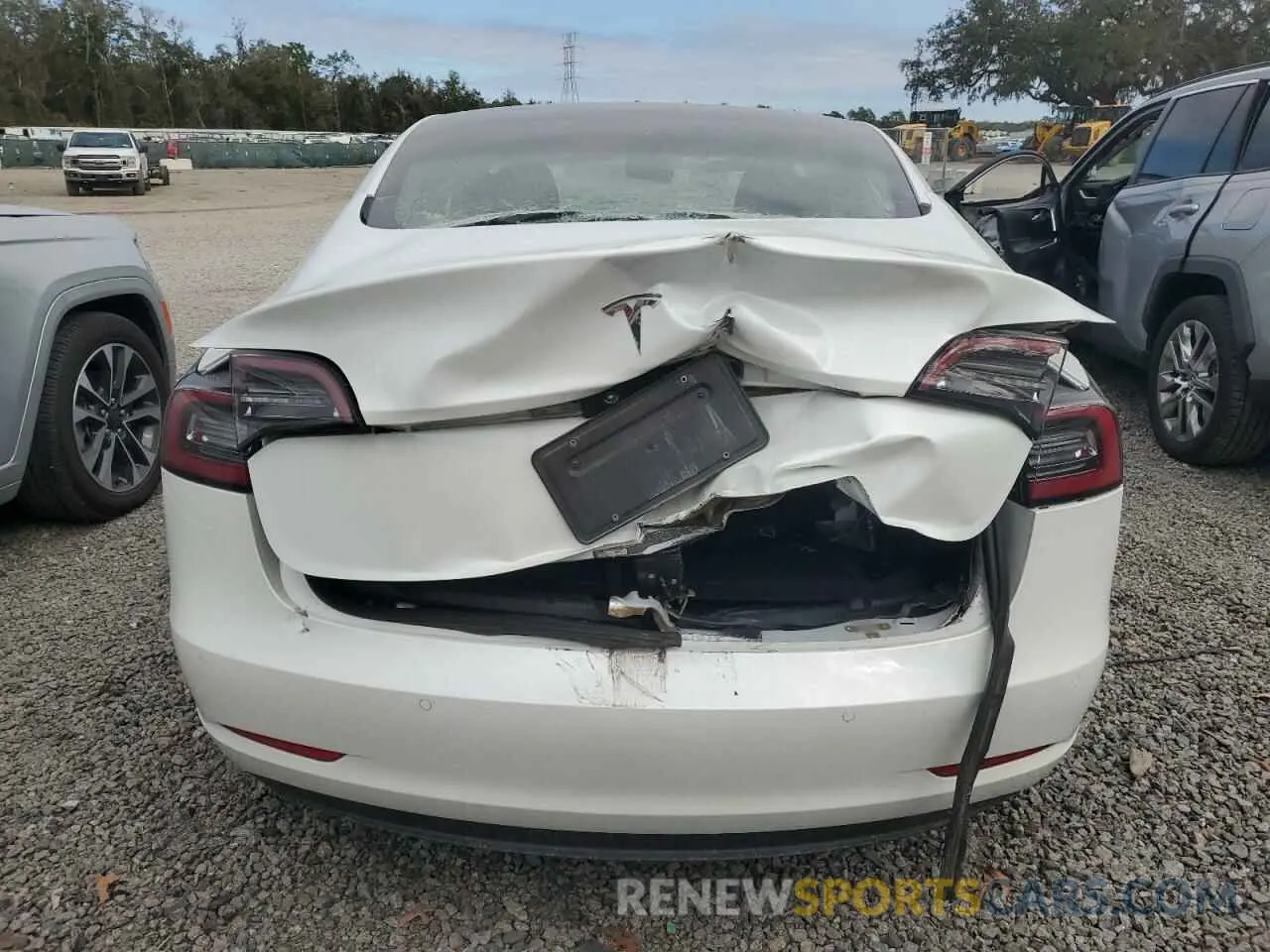 6 Photograph of a damaged car 5YJ3E1EA8MF854361 TESLA MODEL 3 2021