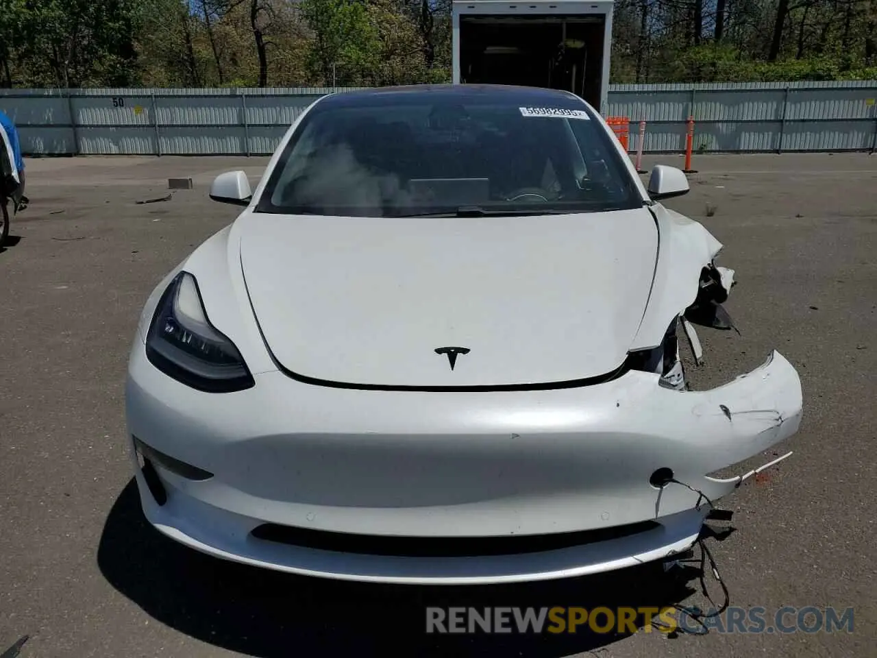 5 Фотография поврежденного автомобиля 5YJ3E1EA8MF857843 TESLA MODEL 3 2021
