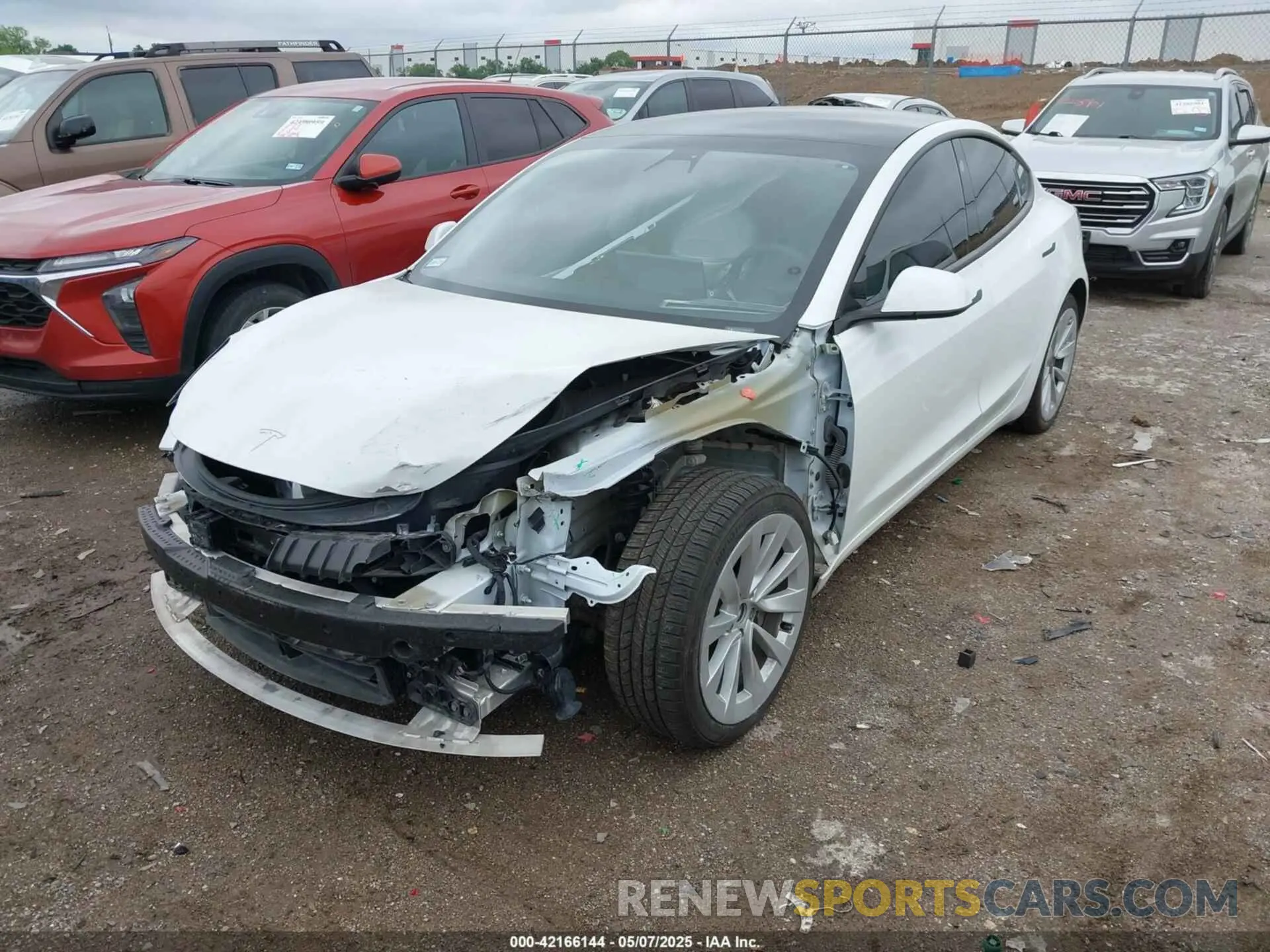 2 Фотография поврежденного автомобиля 5YJ3E1EA8MF921542 TESLA MODEL 3 2021