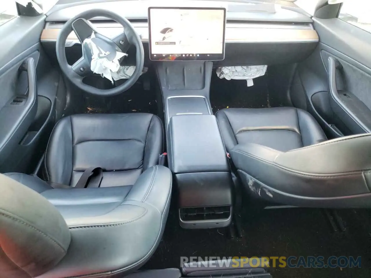 8 Photograph of a damaged car 5YJ3E1EA8MF923145 TESLA MODEL 3 2021
