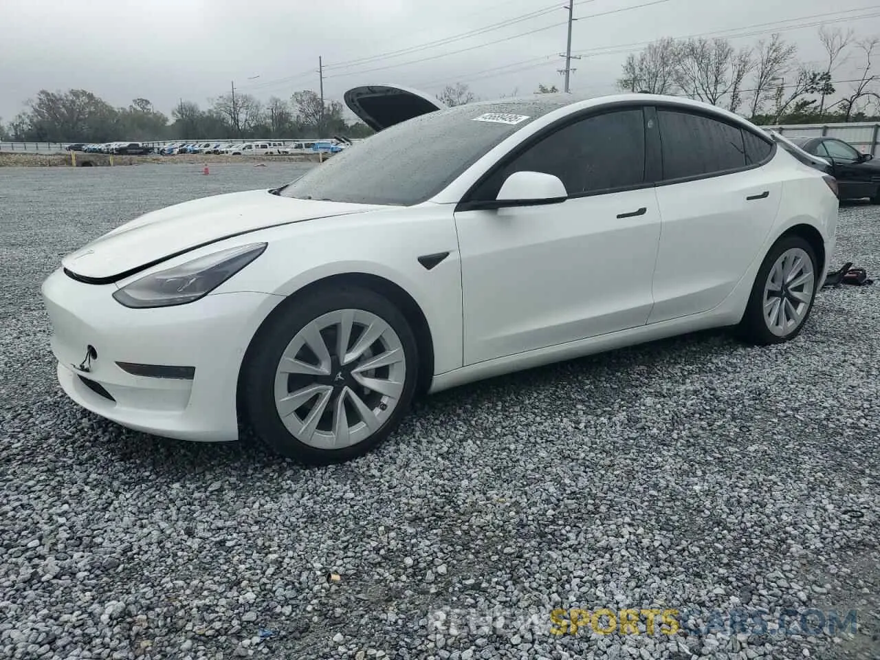 1 Фотография поврежденного автомобиля 5YJ3E1EA8MF978095 TESLA MODEL 3 2021