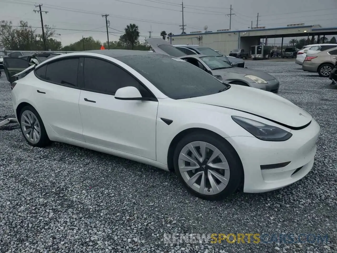 4 Фотография поврежденного автомобиля 5YJ3E1EA8MF978095 TESLA MODEL 3 2021