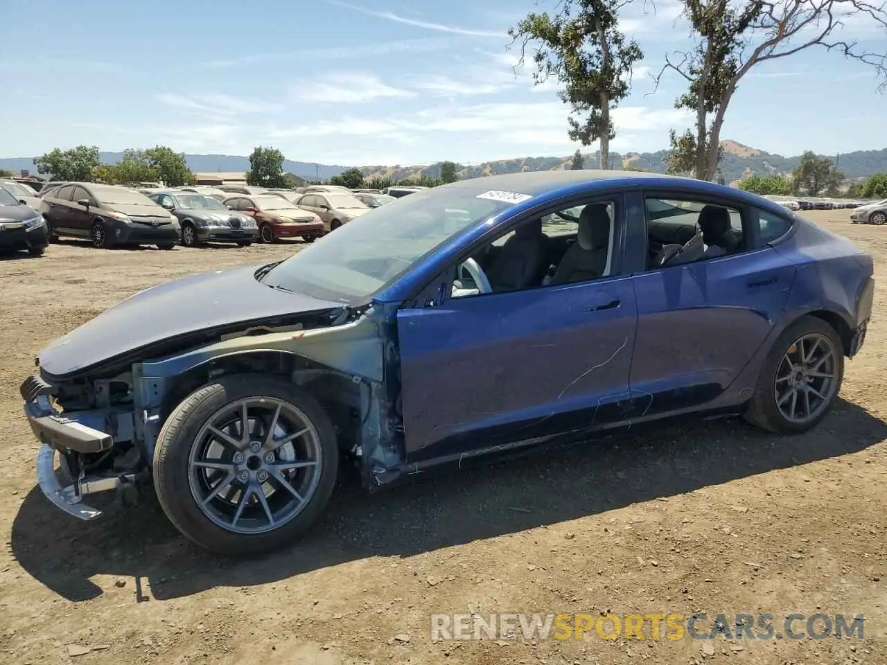 1 Фотография поврежденного автомобиля 5YJ3E1EA8MF986231 TESLA MODEL 3 2021