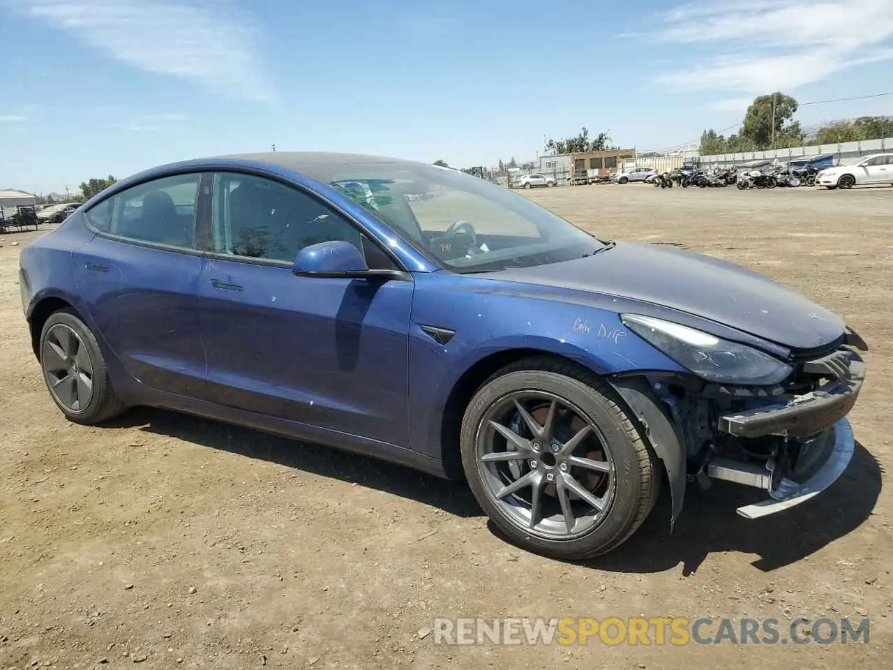4 Фотография поврежденного автомобиля 5YJ3E1EA8MF986231 TESLA MODEL 3 2021
