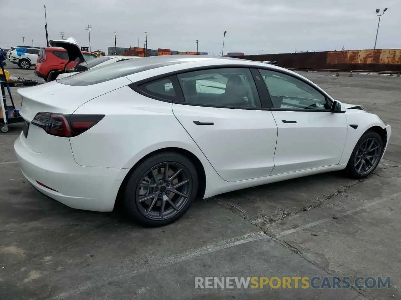 3 Фотография поврежденного автомобиля 5YJ3E1EA9MF017537 TESLA MODEL 3 2021