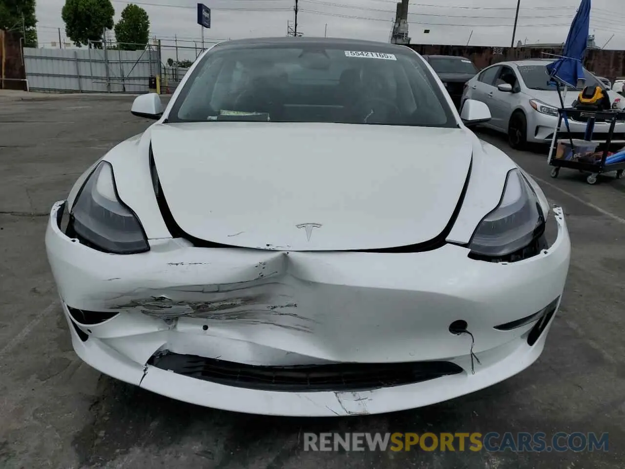 5 Фотография поврежденного автомобиля 5YJ3E1EA9MF017537 TESLA MODEL 3 2021