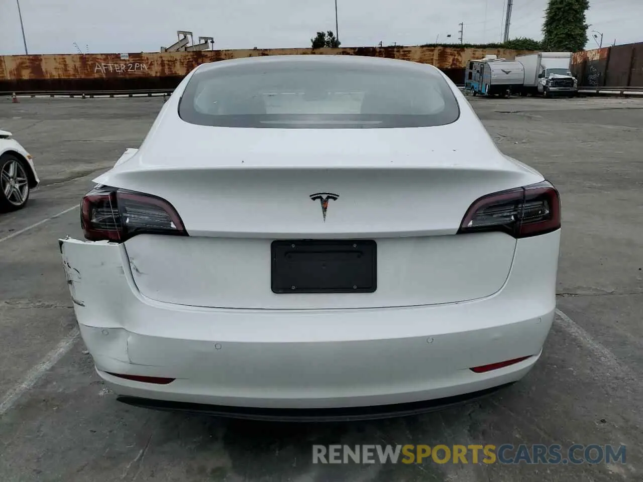 6 Фотография поврежденного автомобиля 5YJ3E1EA9MF017537 TESLA MODEL 3 2021