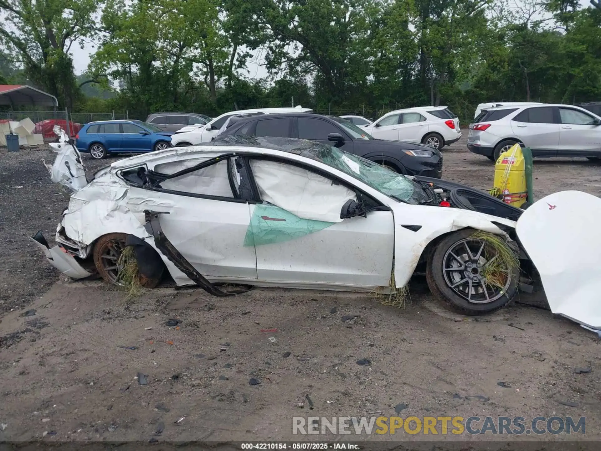13 Фотография поврежденного автомобиля 5YJ3E1EA9MF029154 TESLA MODEL 3 2021