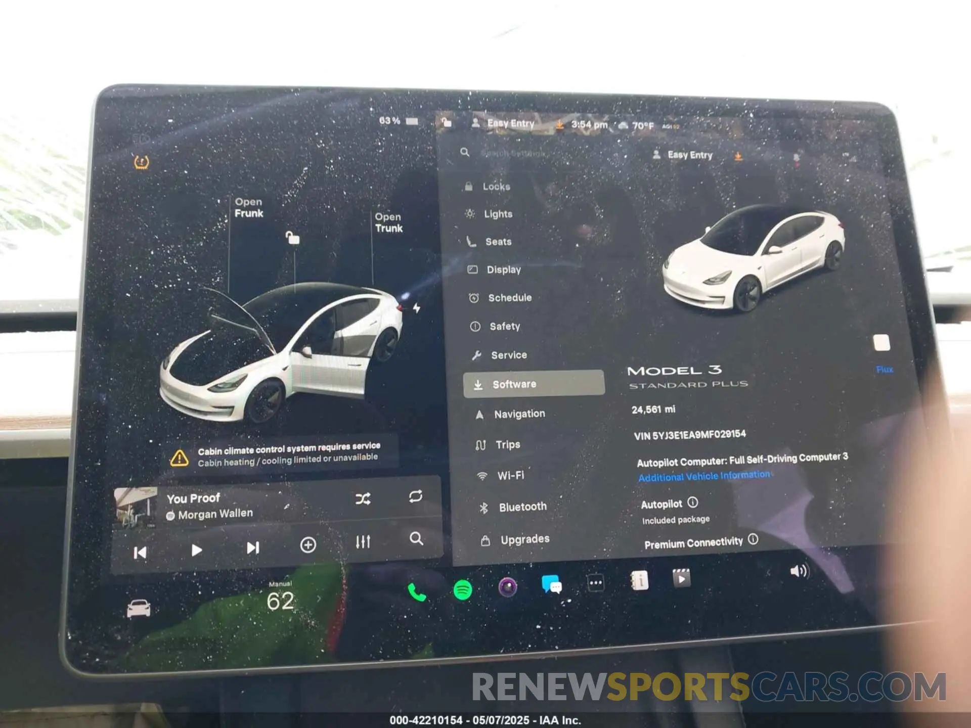 7 Фотография поврежденного автомобиля 5YJ3E1EA9MF029154 TESLA MODEL 3 2021