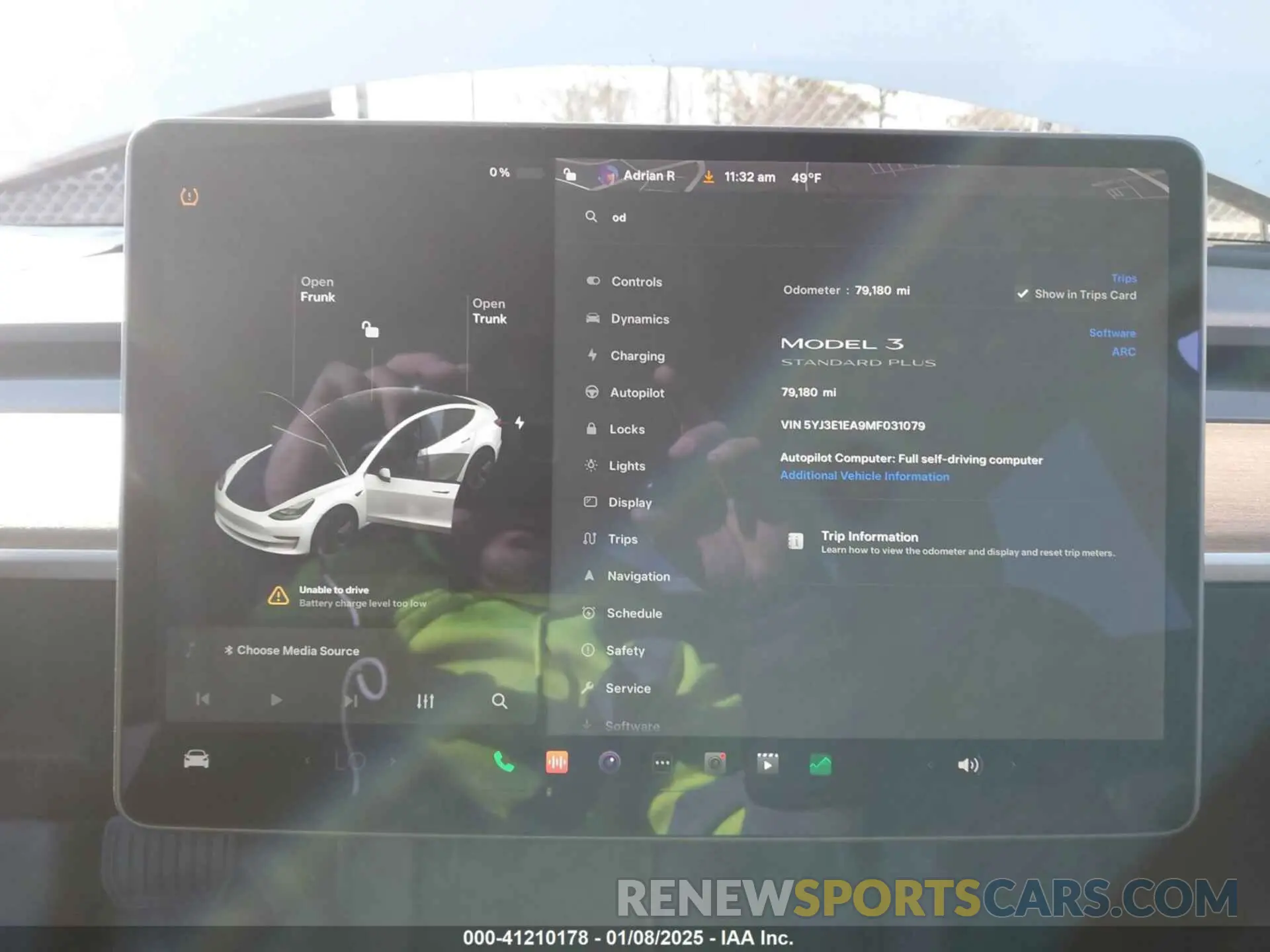19 Photograph of a damaged car 5YJ3E1EA9MF031079 TESLA MODEL 3 2021