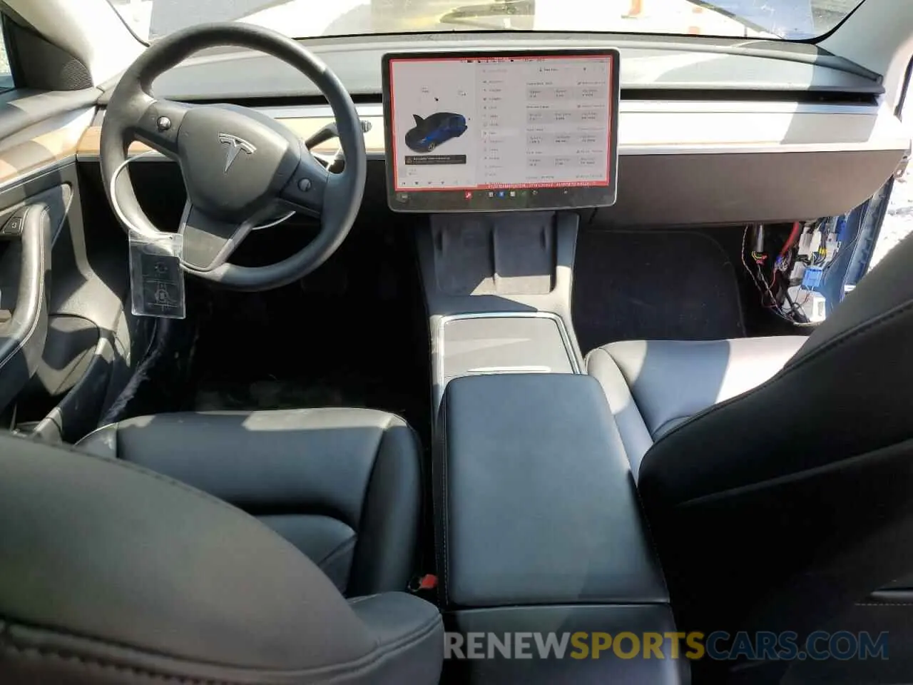 8 Photograph of a damaged car 5YJ3E1EA9MF057374 TESLA MODEL 3 2021