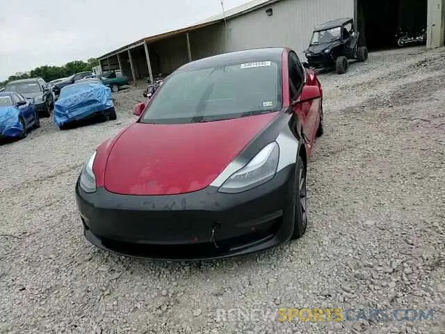 14 Photograph of a damaged car 5YJ3E1EA9MF059769 TESLA MODEL 3 2021