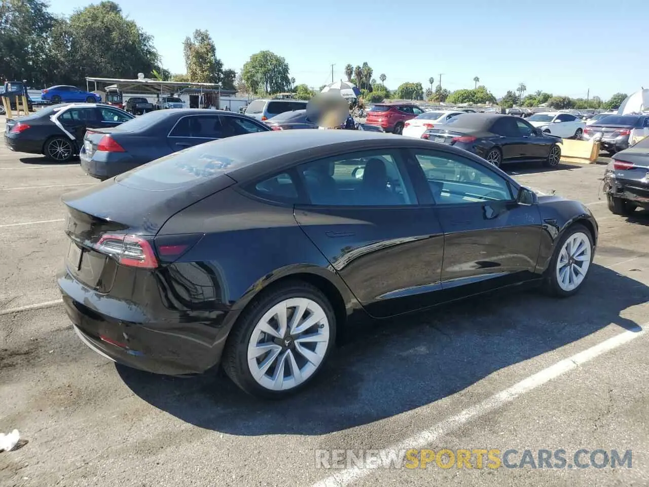 3 Photograph of a damaged car 5YJ3E1EA9MF065944 TESLA MODEL 3 2021