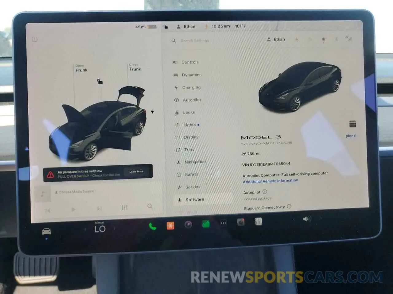 9 Photograph of a damaged car 5YJ3E1EA9MF065944 TESLA MODEL 3 2021