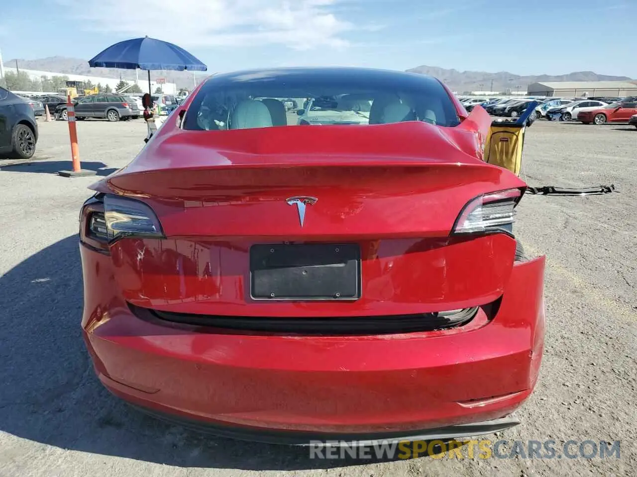 6 Фотография поврежденного автомобиля 5YJ3E1EA9MF070657 TESLA MODEL 3 2021