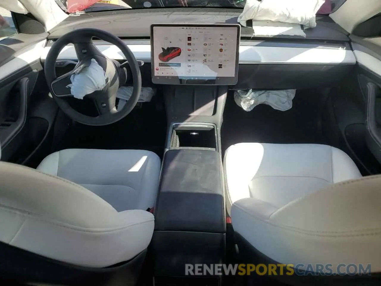 8 Фотография поврежденного автомобиля 5YJ3E1EA9MF070657 TESLA MODEL 3 2021