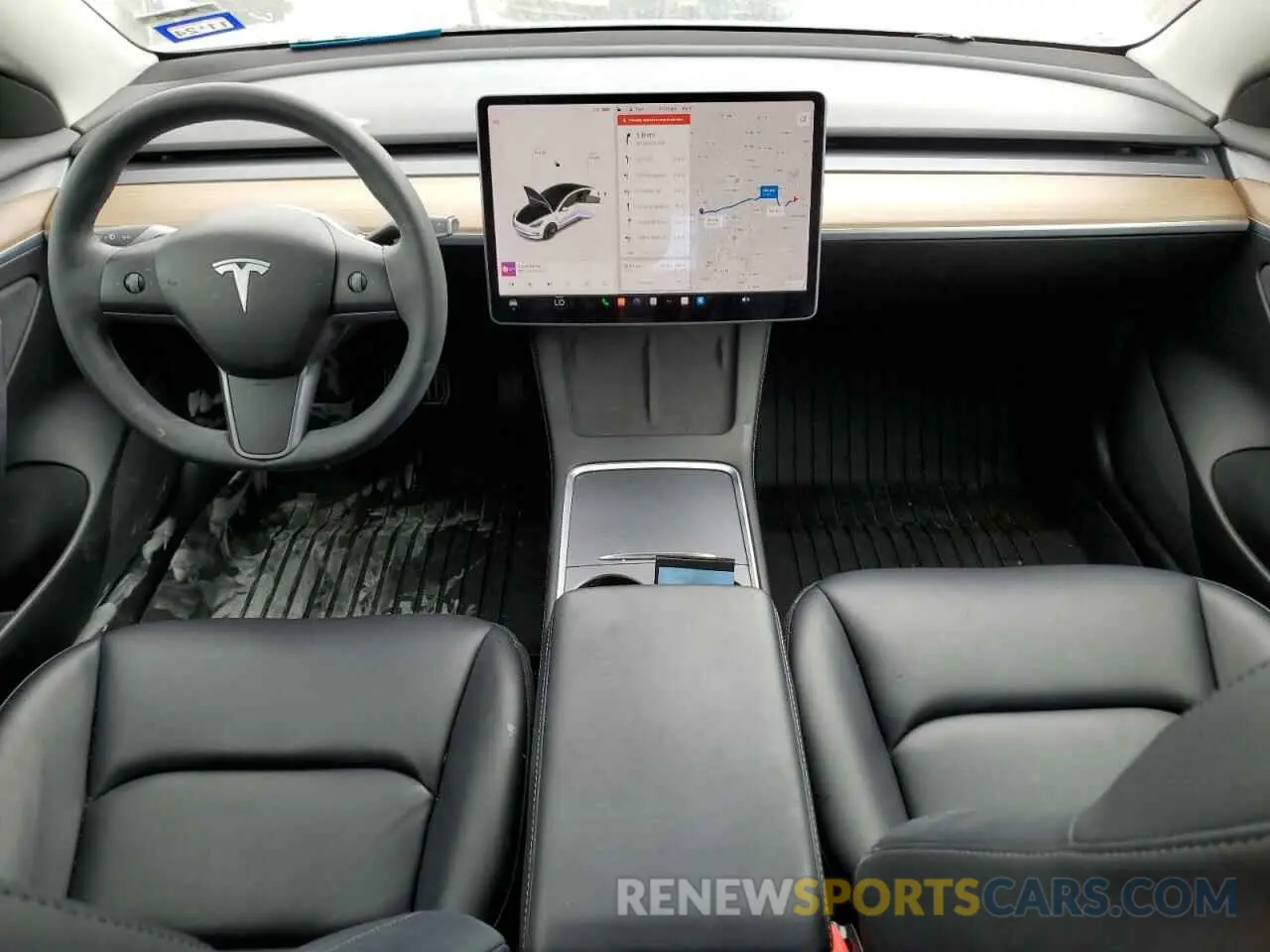 8 Фотография поврежденного автомобиля 5YJ3E1EA9MF092173 TESLA MODEL 3 2021