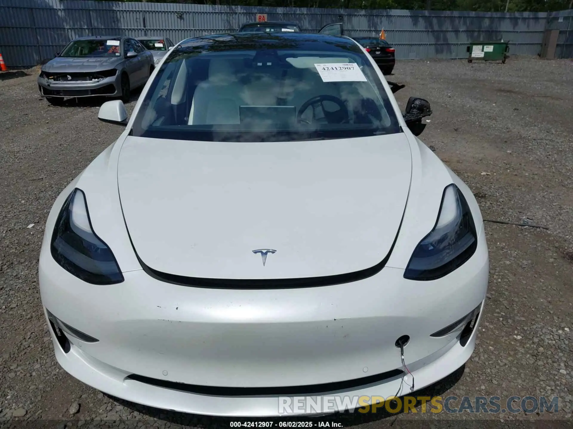 12 Фотография поврежденного автомобиля 5YJ3E1EA9MF092626 TESLA MODEL 3 2021