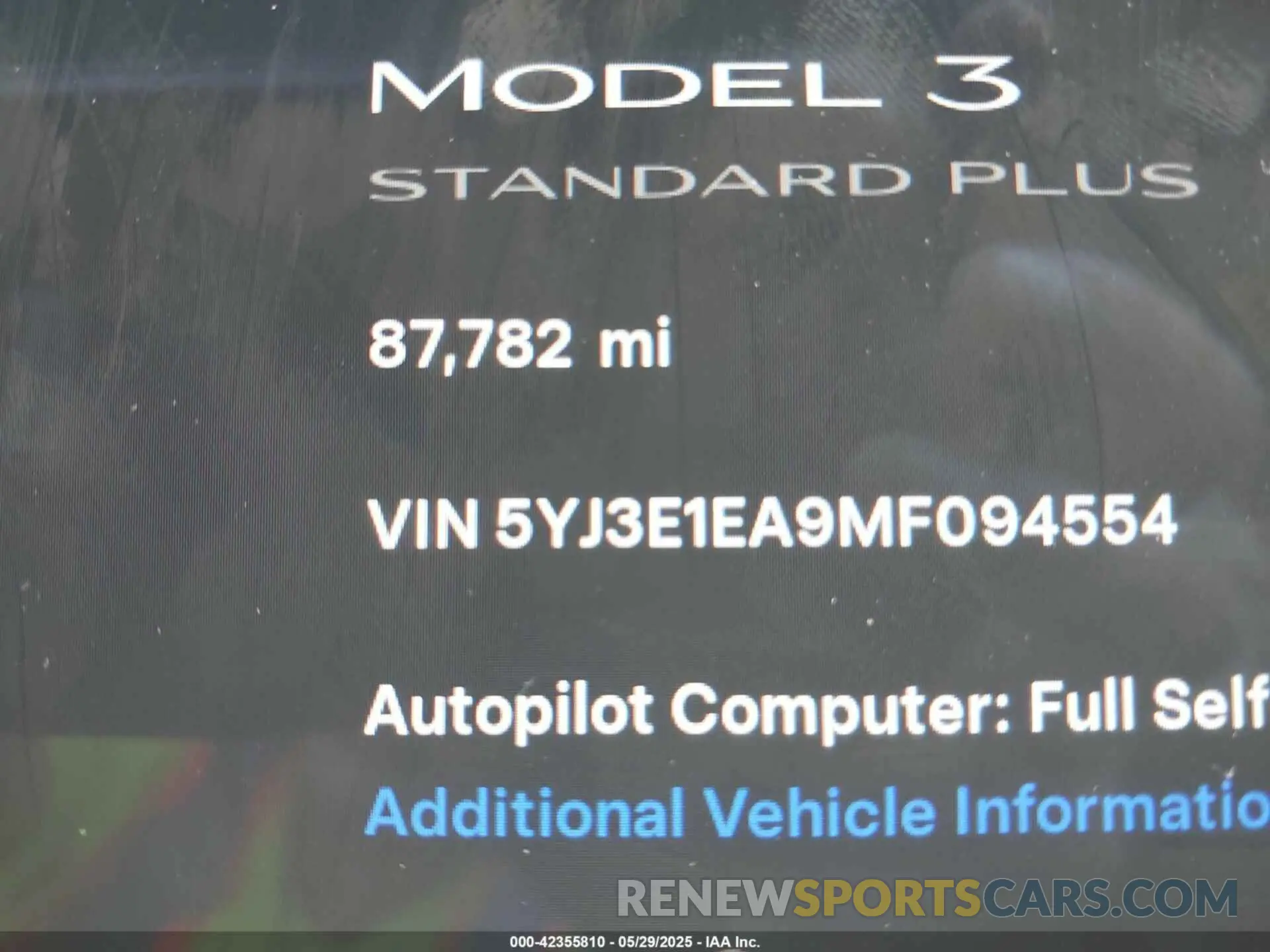 14 Фотография поврежденного автомобиля 5YJ3E1EA9MF094554 TESLA MODEL 3 2021