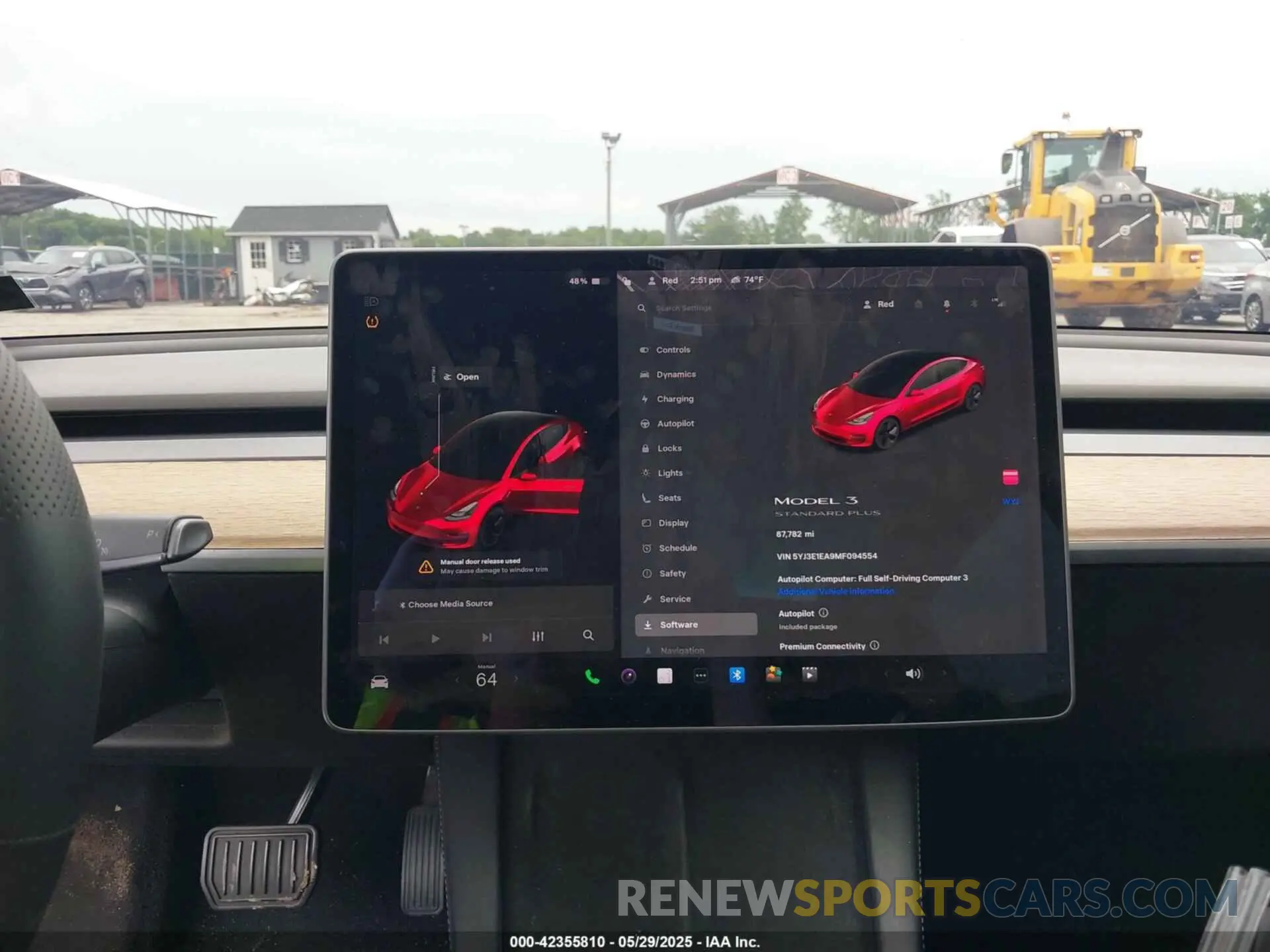 7 Фотография поврежденного автомобиля 5YJ3E1EA9MF094554 TESLA MODEL 3 2021