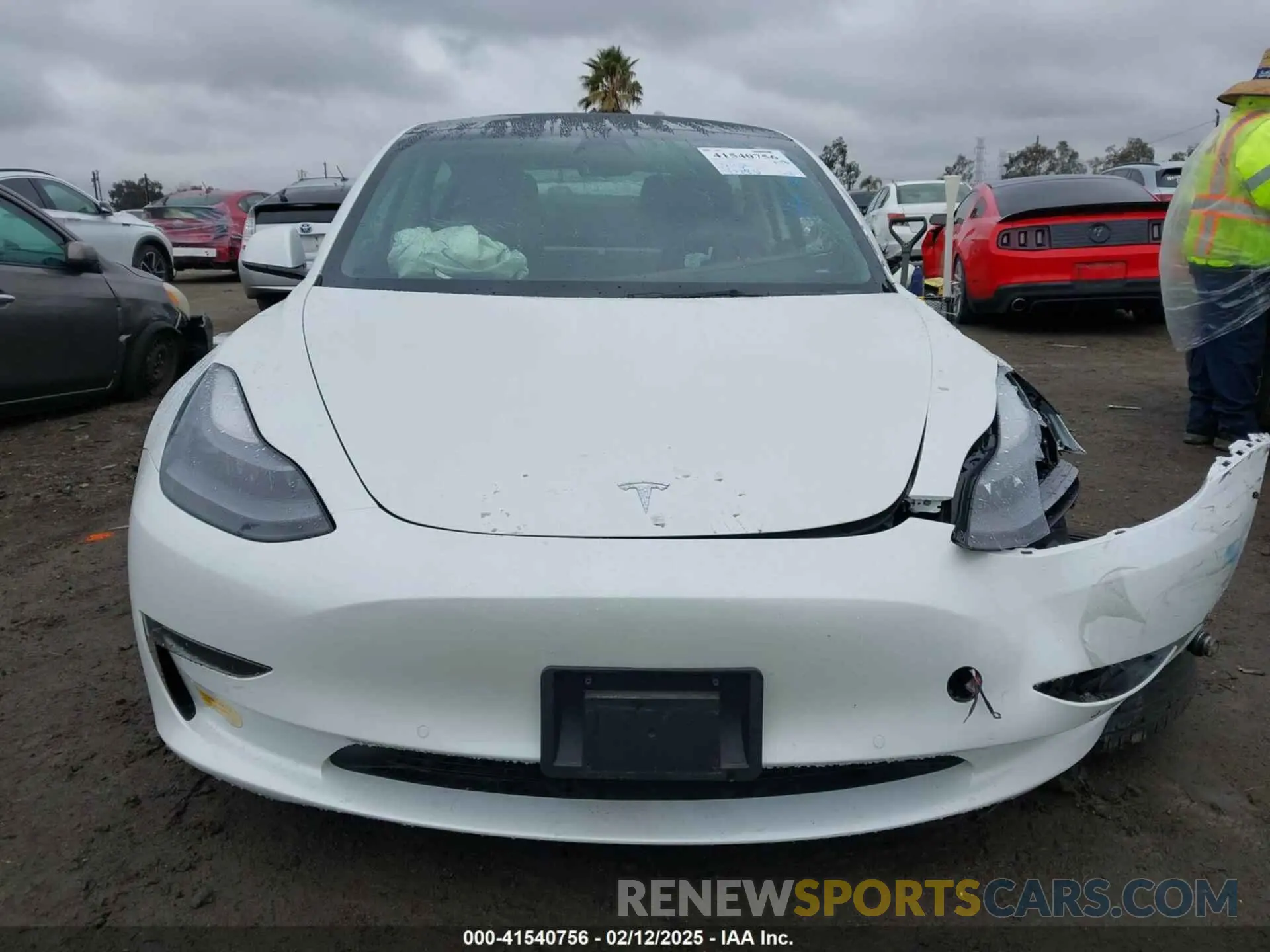 11 Фотография поврежденного автомобиля 5YJ3E1EA9MF095719 TESLA MODEL 3 2021