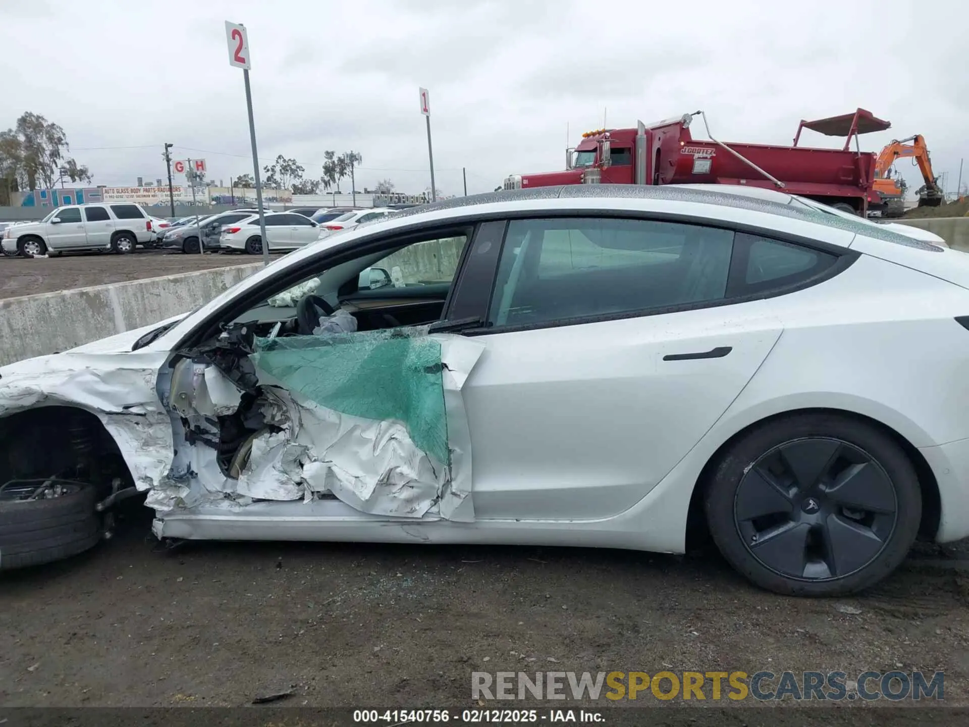 13 Фотография поврежденного автомобиля 5YJ3E1EA9MF095719 TESLA MODEL 3 2021
