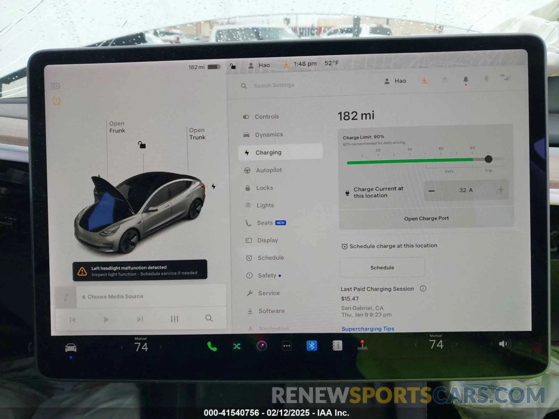 16 Фотография поврежденного автомобиля 5YJ3E1EA9MF095719 TESLA MODEL 3 2021