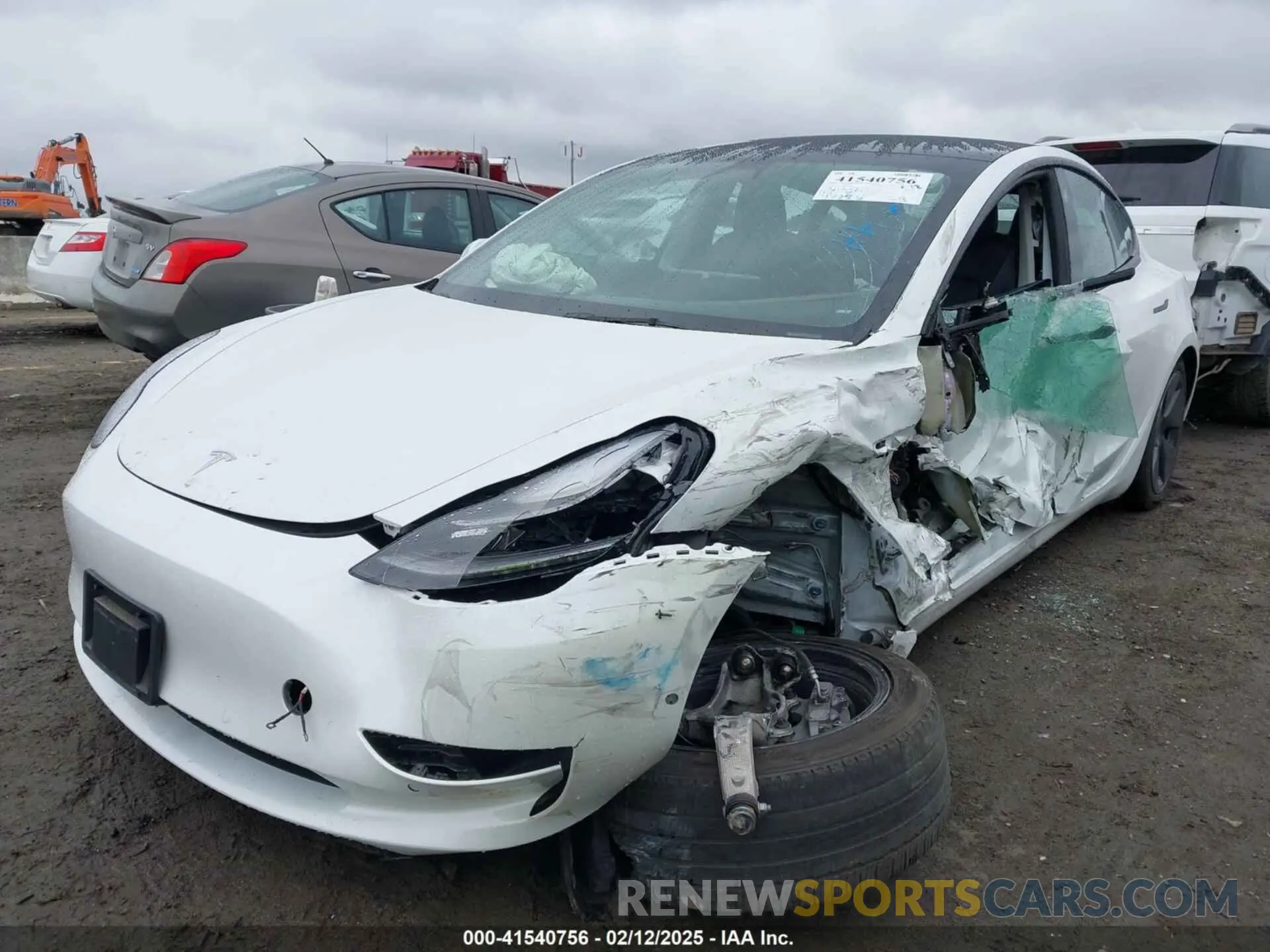 2 Фотография поврежденного автомобиля 5YJ3E1EA9MF095719 TESLA MODEL 3 2021