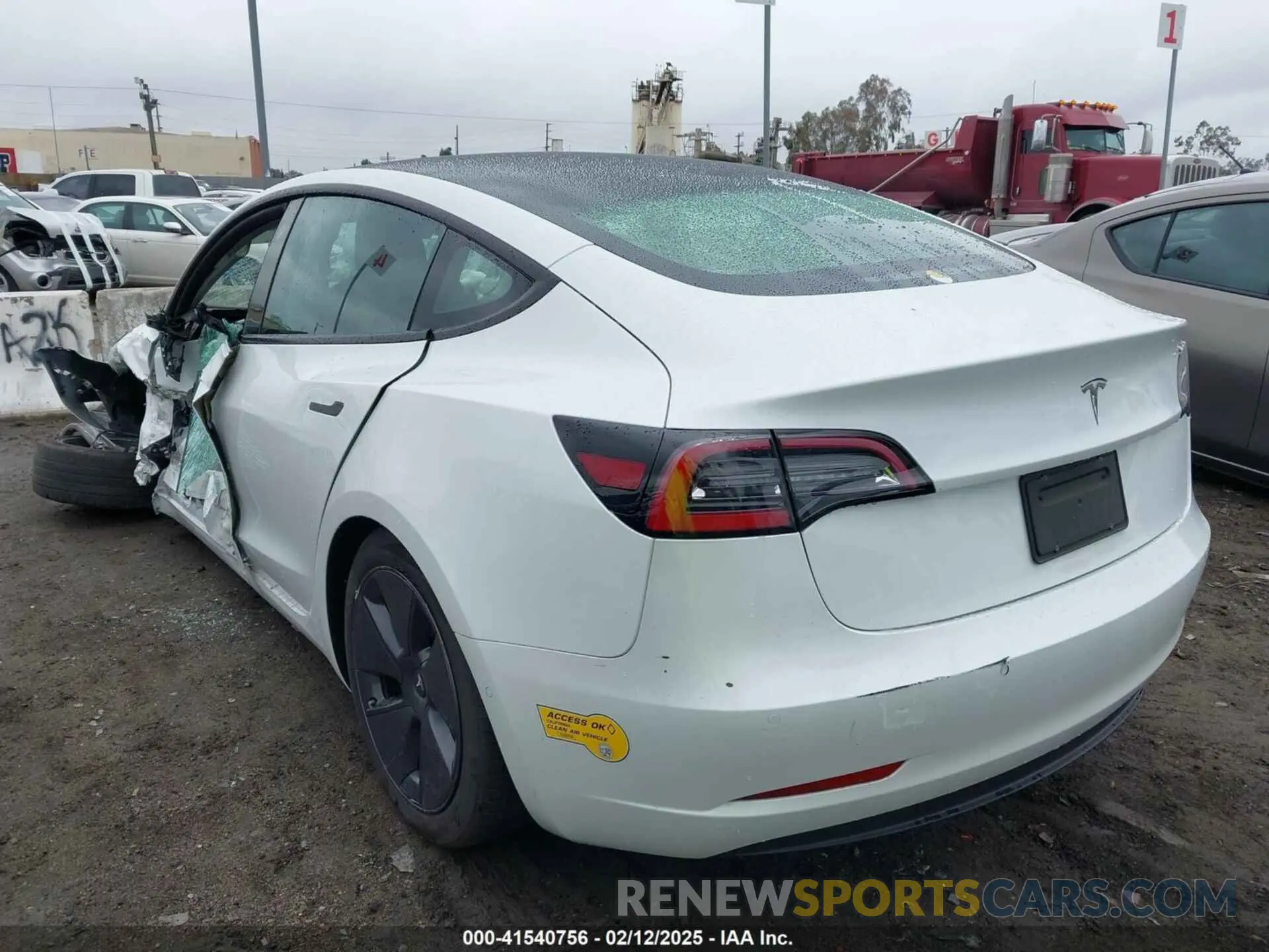 3 Фотография поврежденного автомобиля 5YJ3E1EA9MF095719 TESLA MODEL 3 2021