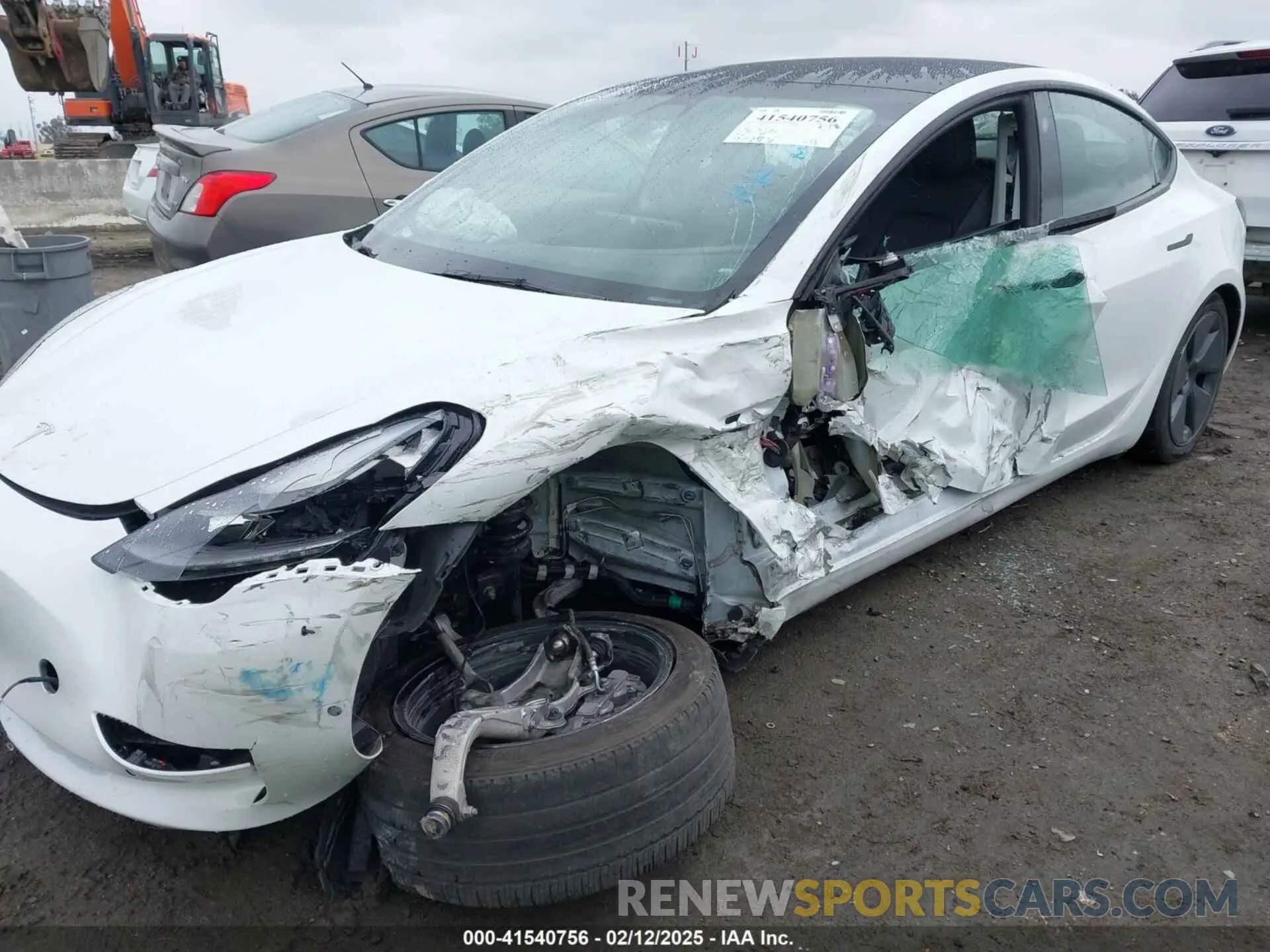6 Фотография поврежденного автомобиля 5YJ3E1EA9MF095719 TESLA MODEL 3 2021